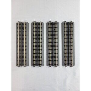 MTH REAL TRAX 10" STRAIGHT TRACK SECTION 40-1001 O GAUGE 3-RAIL LOT (#6)
